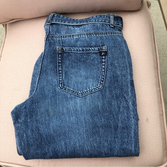 m jeans by maurices Cotton Wide Leg Nonstretch High Rise Blue Jean 14w - Picture 10 of 14